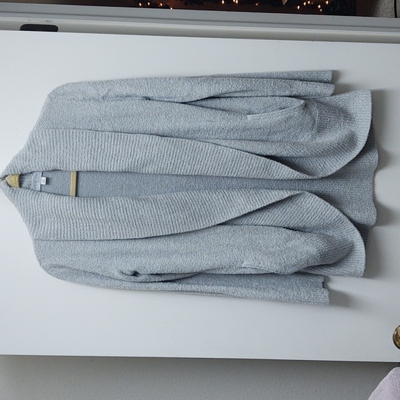 Barefoot Dreams~CozyChic Lite Circle Cardigan~Blue Water~Size Small~EUC! - Picture 1 of 7